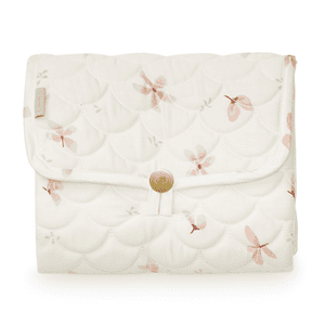 Gesteppte Wickelunterlage Windflower Creme