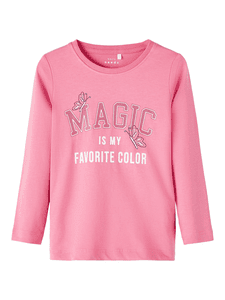 Langarmshirt Nmfveen Chateau Rose