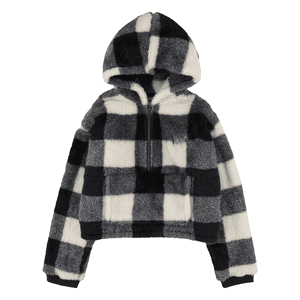 Levi's Fleecejacke Girl schwarz/weiß