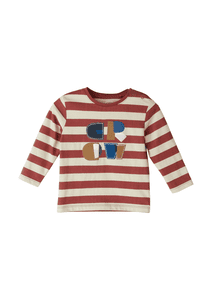 s. Olive r Camisa de manga larga roja