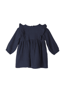 Musselin-Kleid blue