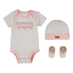 Levi's®Set Body mit Mütze und Schuhe grau