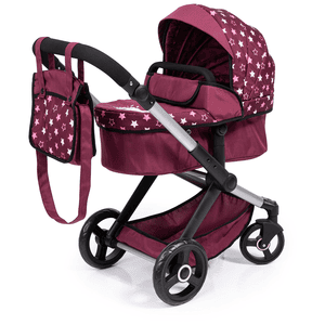 Design Combi poppenwagen Xeo Bordeaux