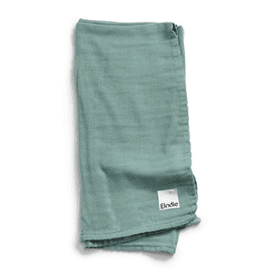 Bambus-muslin-tæppe Mineral Green