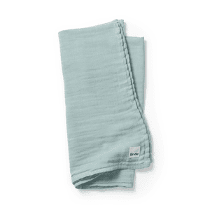 Bamboo Muslin Blanket Aqua Turquoise