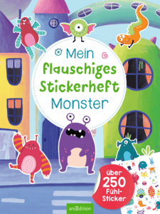 arsEdition Mein flauschiges Stickerheft Monster