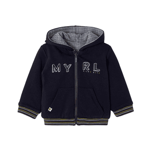 Wendejacke dunkelblau/grau