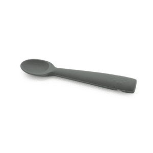 Cuillère bébé 4 mois+ silicone, gris