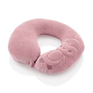 Coussin tour de cou, rose