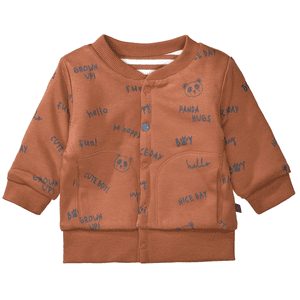 Wendejacke coffee gemustert
