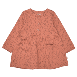 Sweatkleid terracotta