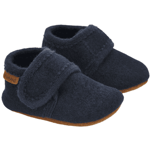 Baby Wool Slippers Navy