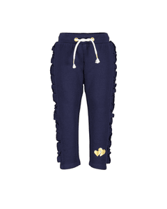 Pantaloni felpati blu notte