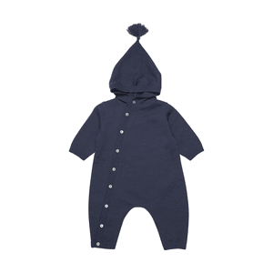 Combinaison pilote enfant Wool Knit encre d'Inde