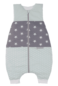 Letní spací pytel s nožičkami Mint Grey TOG Value 0.5