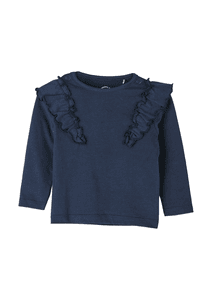 Langarmshirt navy