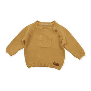 Strikket jumper honning