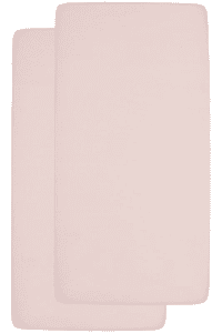 Prostěradlo Jersey Fitted Sheet 2 Pack 70 x 140 / 150 Soft Pink