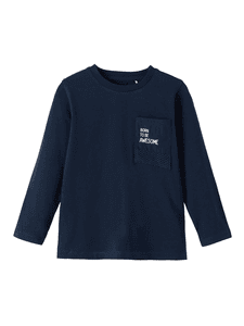 Langarmshirt Nmmnaop Dark Sapphire