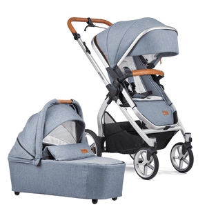 Combi kinderwagen FX4 Life, ijsblauw gevlekt / ster