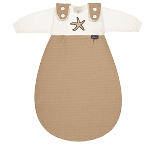 Baby-Mäxchen 3tlg. Starfish taupe/weiß