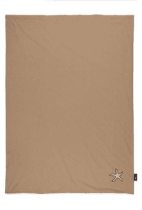 Babyteppe Petit Starfish taupe / hvit 75 x 100 cm