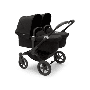 Poussette double côte à côte Donkey 5 Twin complète Black/Midnight Black