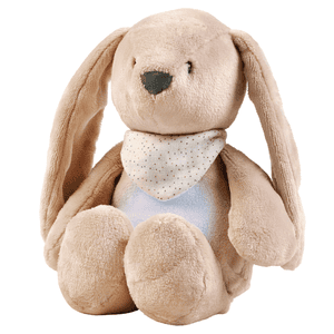 Sleepy Bunny Cuddly Toy Night Light beige