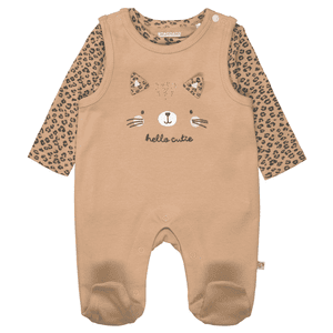 Romper+shirt zacht camel