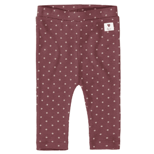 Legging plum met patroon