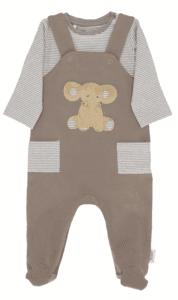 Strampler-Set Jersey Eddy grau