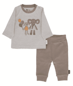 Ensemble t-shirt manches longues et pantalon Eddy gris