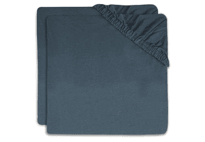 Prostěradlo Cradle Jersey 40/50x80/90cm Balení 2 kusů Jeans Blue