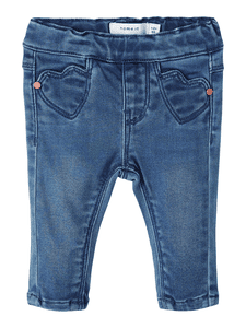 Leggings Nbfpolly Dark Blue Denim