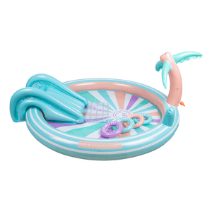 Piscine enfant gonflable arc-en-ciel