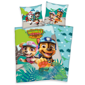 Bettwäsche Paw Patrol Dino Rescue 135 x 200 cm