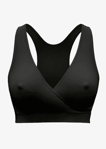 Keep Cool™ Atmungsaktives Schlaf-Bustier für Schwangerschaft und Stillzeit schwarz