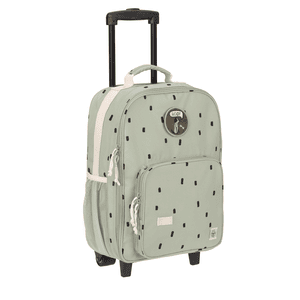 Trolley Happy Print s light olive