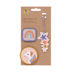 Kit de patchs scolaires Licorne