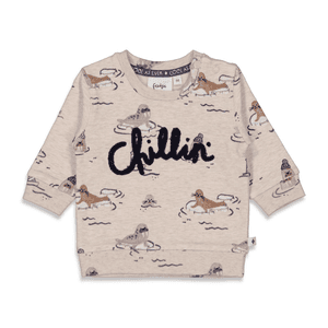 Sweatshirt Cool As Ever Off white Melange