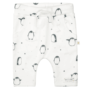 Leggings warm white gemustert