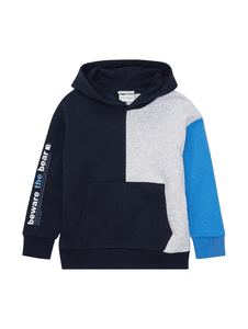 Sudadera con capucha color bloqueo