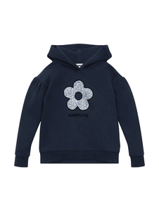 Hoodie sky captain blauw