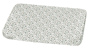 Matelas à langer housse tissu Petit Fleurs 70x85 cm