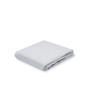 Drap housse de lit enfant mousseline gris 60x120 cm