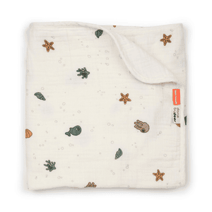 Babyteppe muslin Sea friends Beige