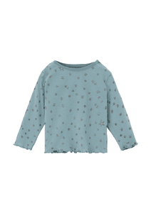 Langarmshirt türkisblau