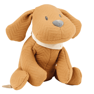 Charlie Peluche Perro Jacquard Caramelo