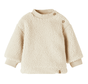 Lil'Atelier Teddy Mikina Nbmrigo Fog