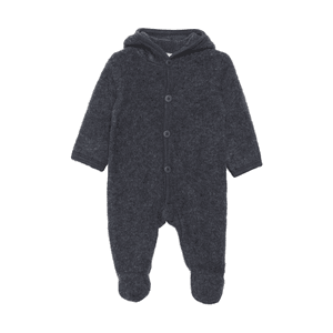 Woll-Overall Dark Grey Melange